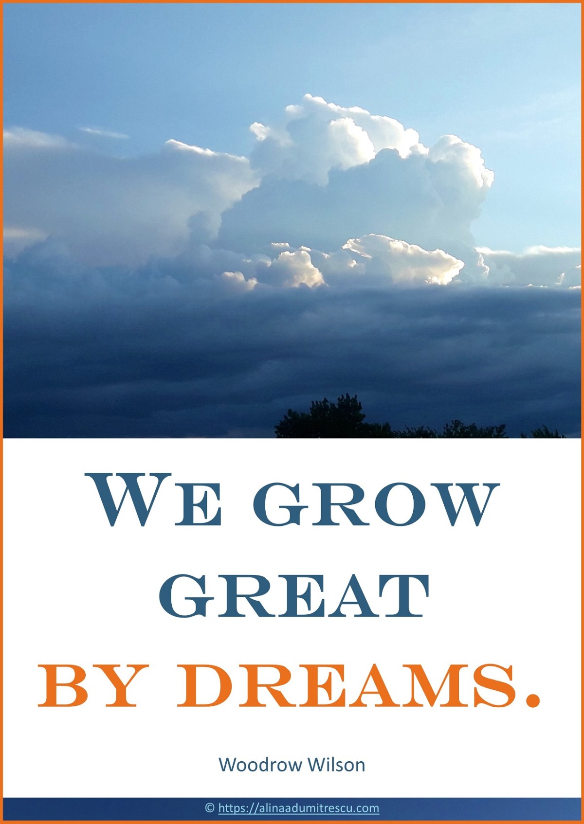 Free Motivational Poster: “All big men are&nbsp;dreamers”