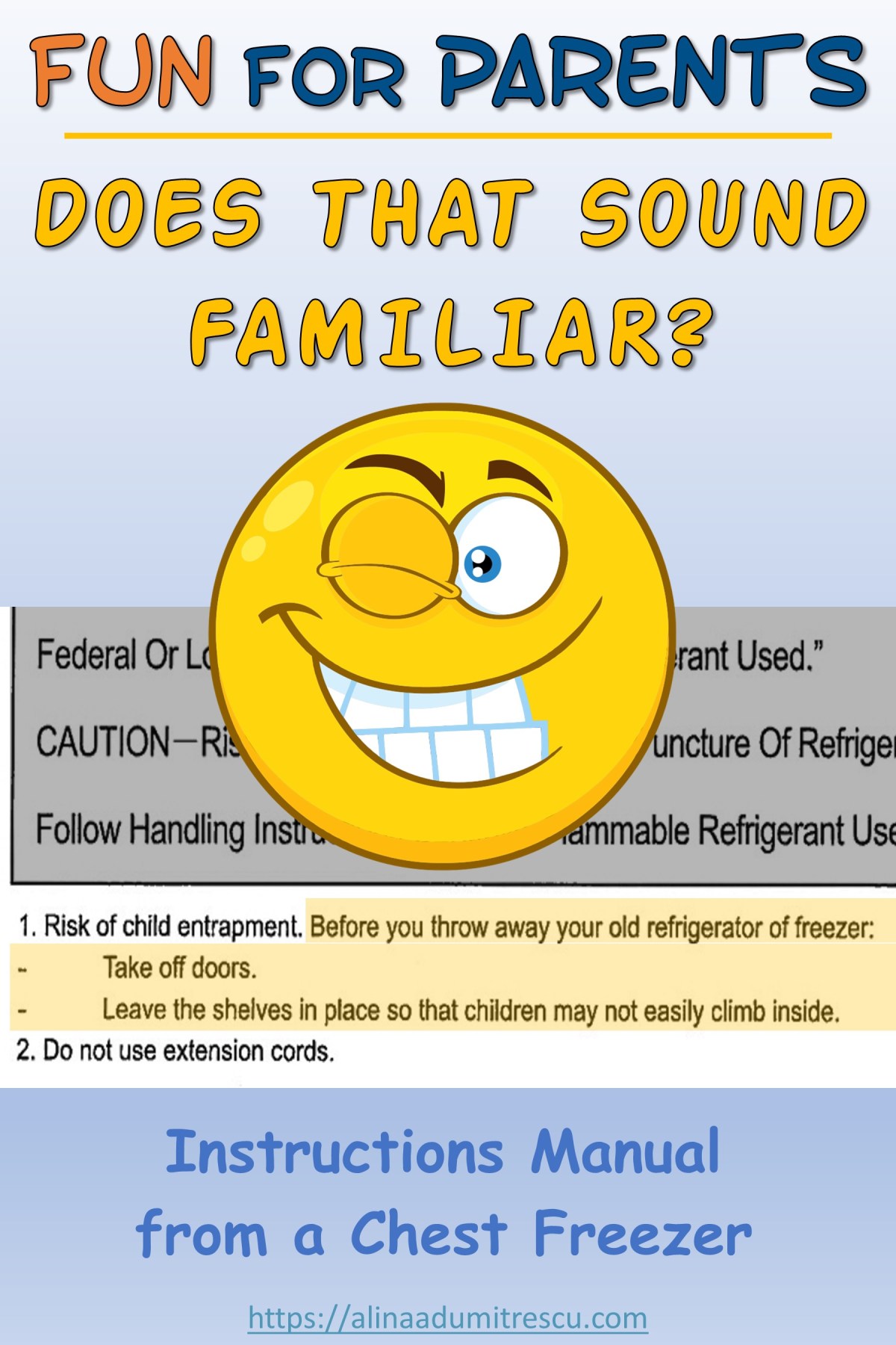 Fun for Parents: Instructions Manual from a&nbsp;Freezer